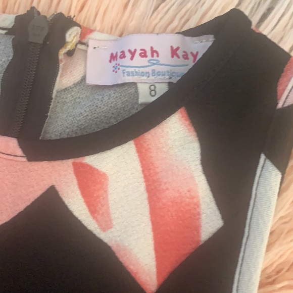 Girls Flower Dress - Picture 2 of 3